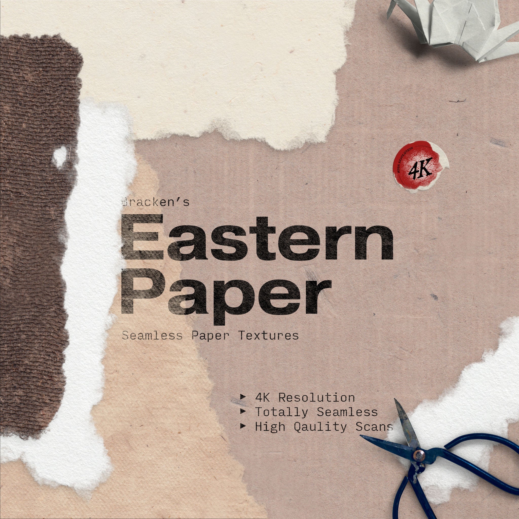 Make from scratch! The texture of the Japanese Paper in Photoshop